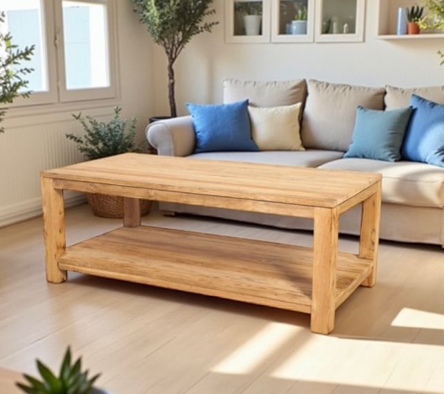 Mesa de centro de madera 019