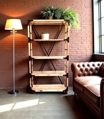 Estantería de madera 007