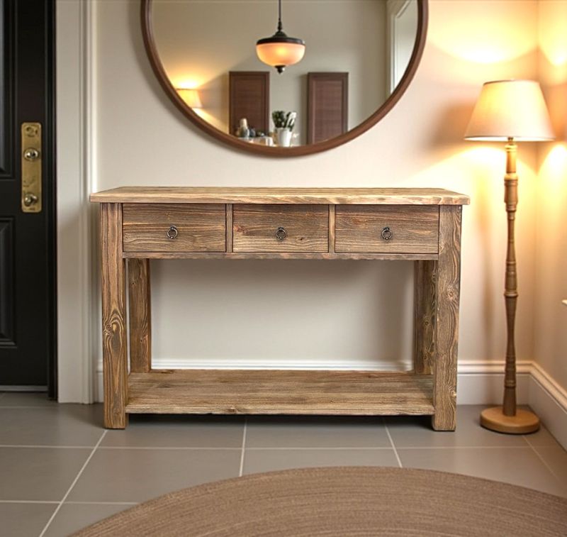 Consola de madera 003