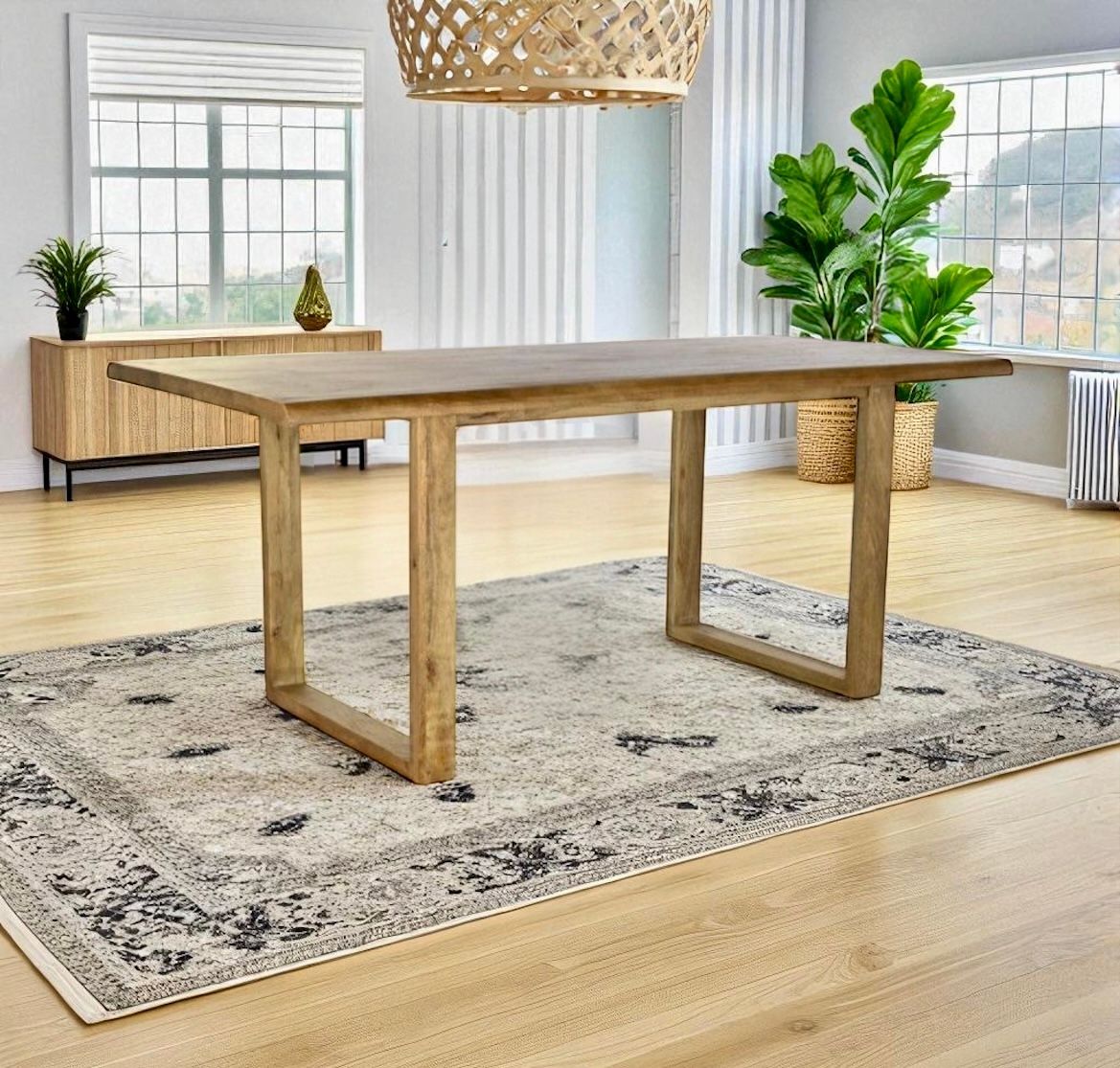 Mesa de comedor de mango 04