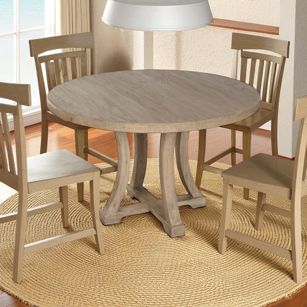 Mesa de comedor de olmo 05