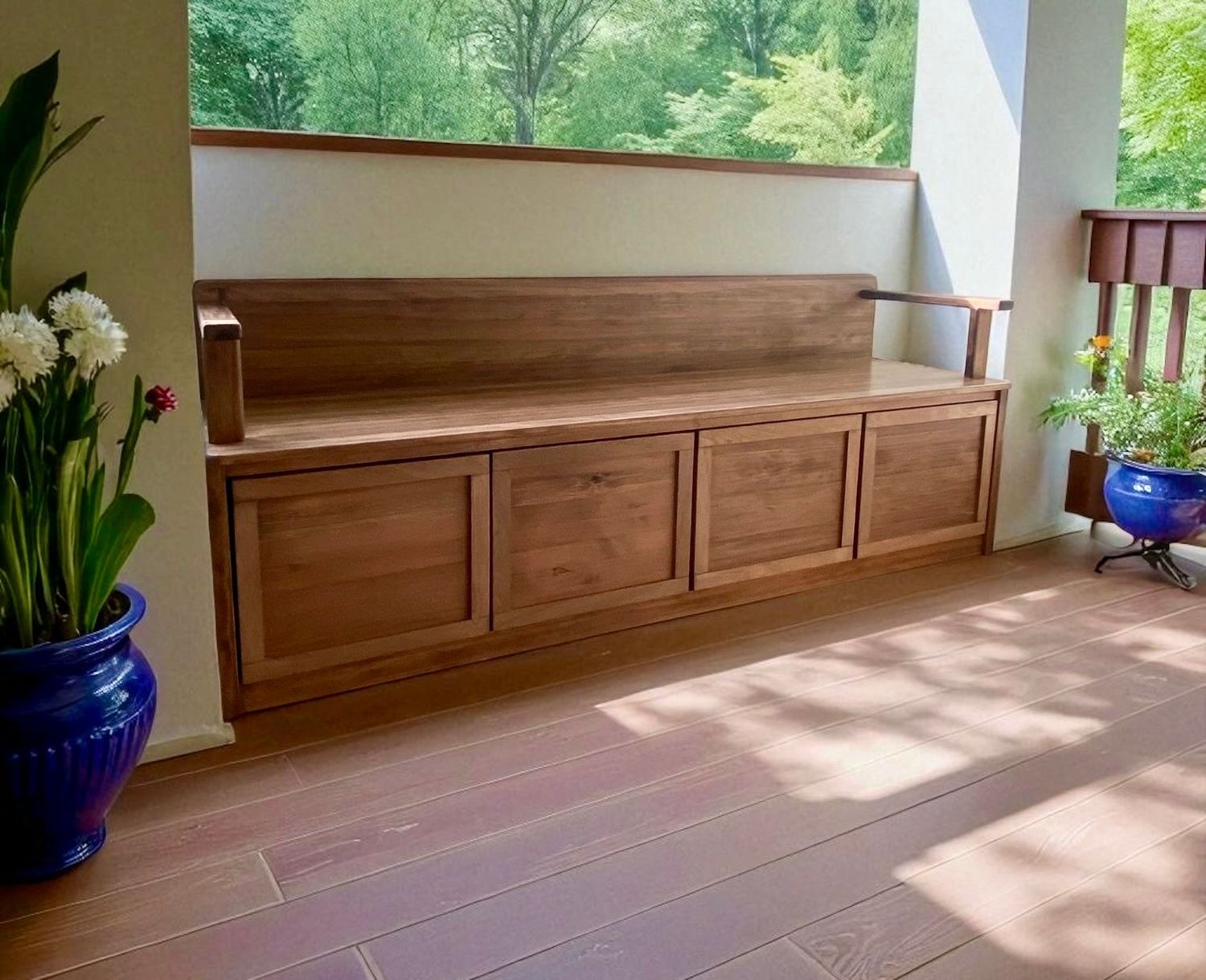 Banco con cajones 027 Banco con cajones 027