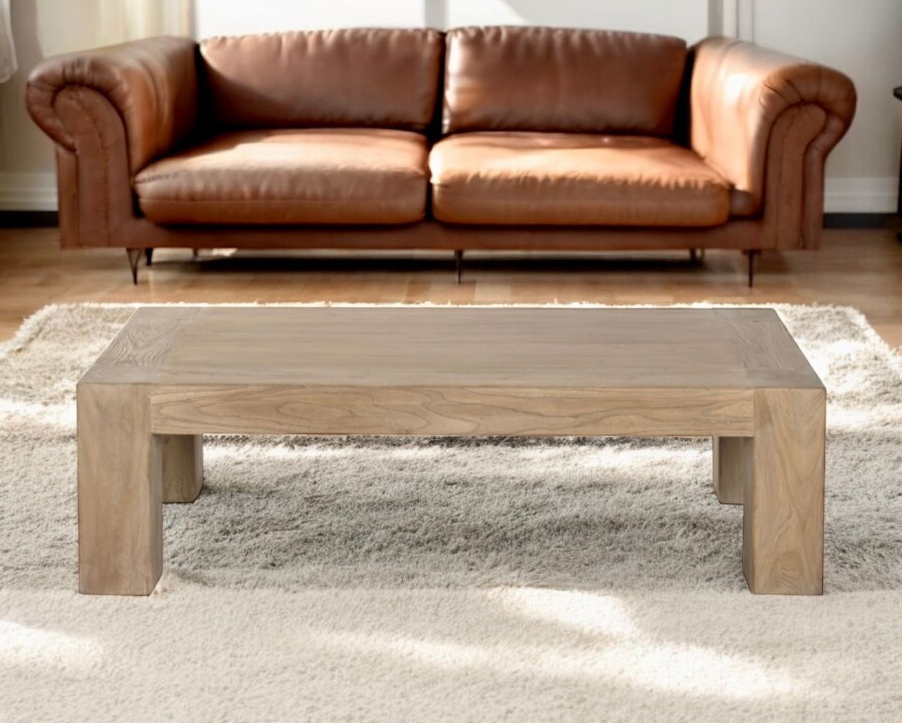 Mesa de centro de pino 036