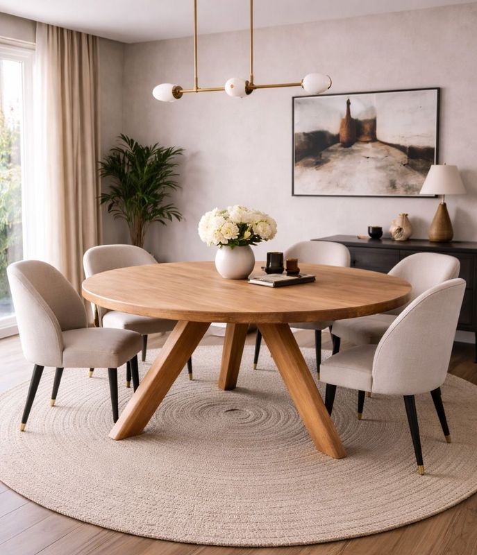 mesa de comedor redonda 032