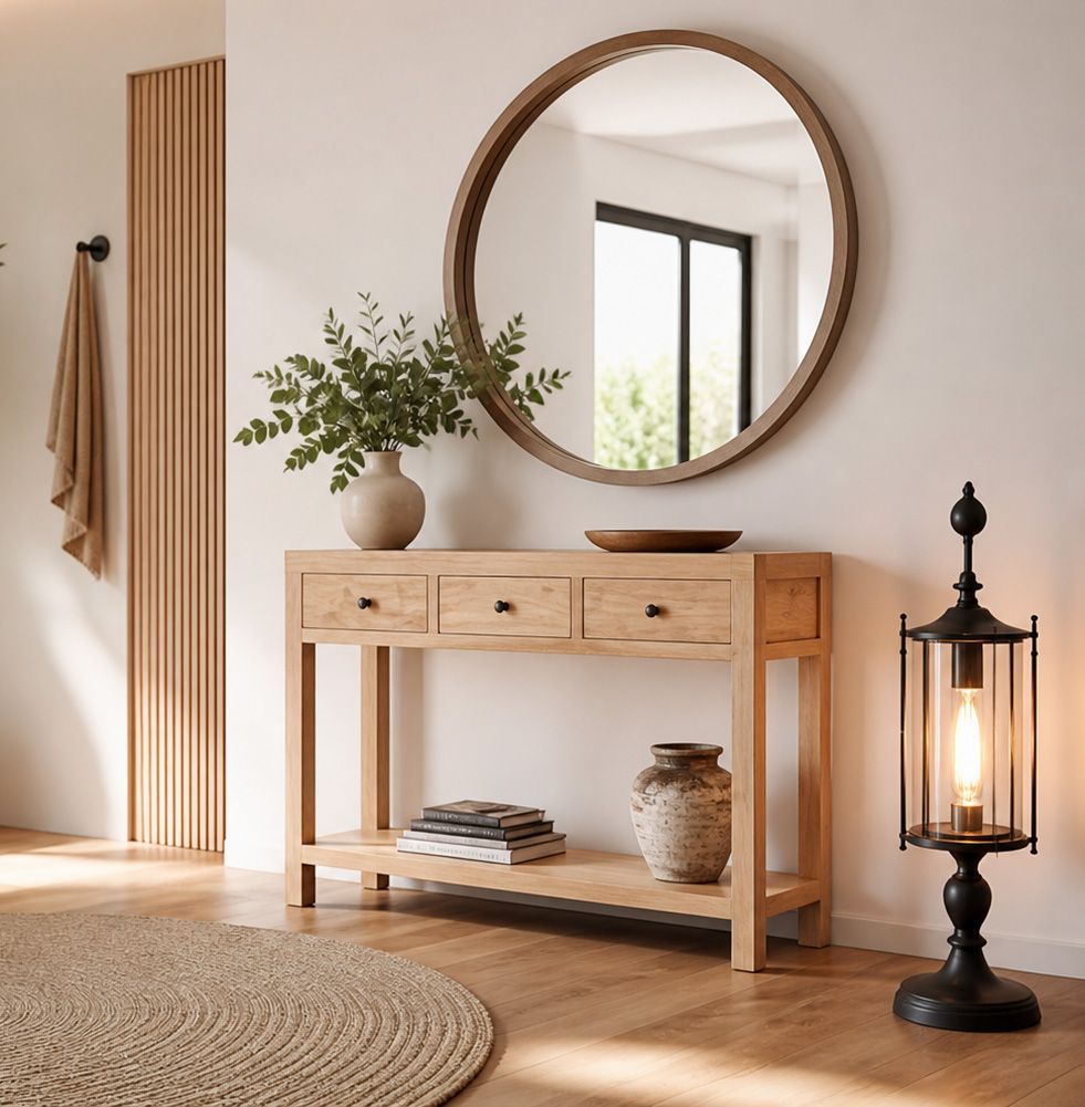 Consola de madera 017