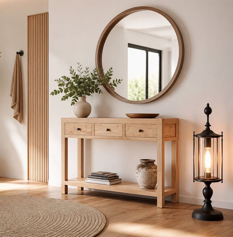 Consola de madera 017