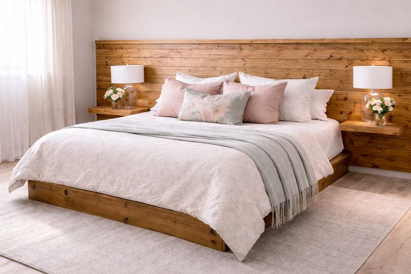 Cabecero de cama con mesillas 002