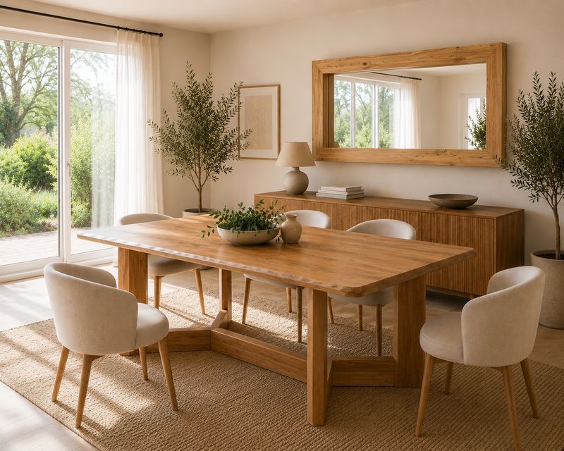 Espejo marco de madera 13