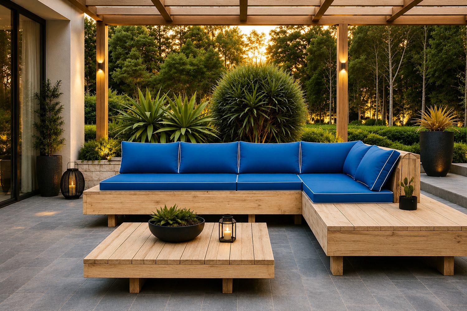 Sofa esquinero exterior 007 Sofa esquinero exterior 007
