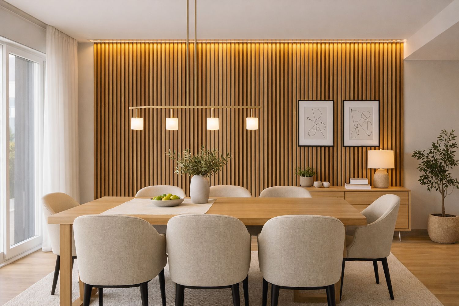 Paneles de madera decorativos 06