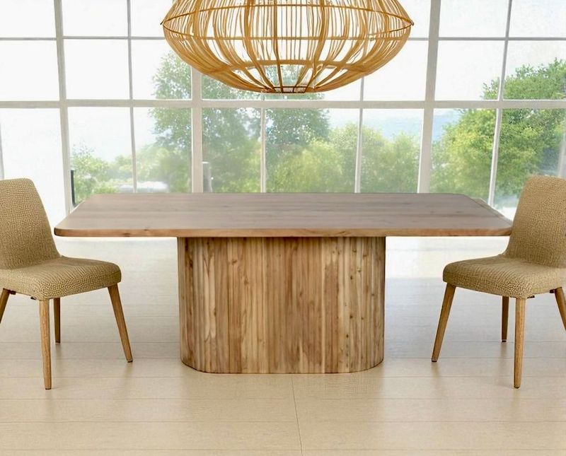 Mesa de comedor de pino 047