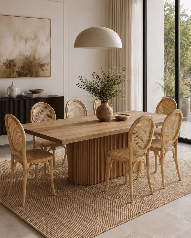 Mesa de comedor de pino 047