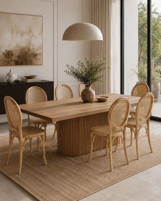 Mesa de comedor de pino 047 Mesa de comedor de pino 047