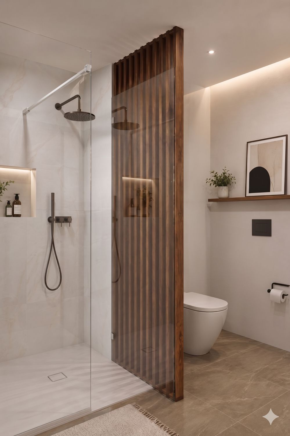 Separador de ambiente para baño 14 Separador de ambiente para baño 14