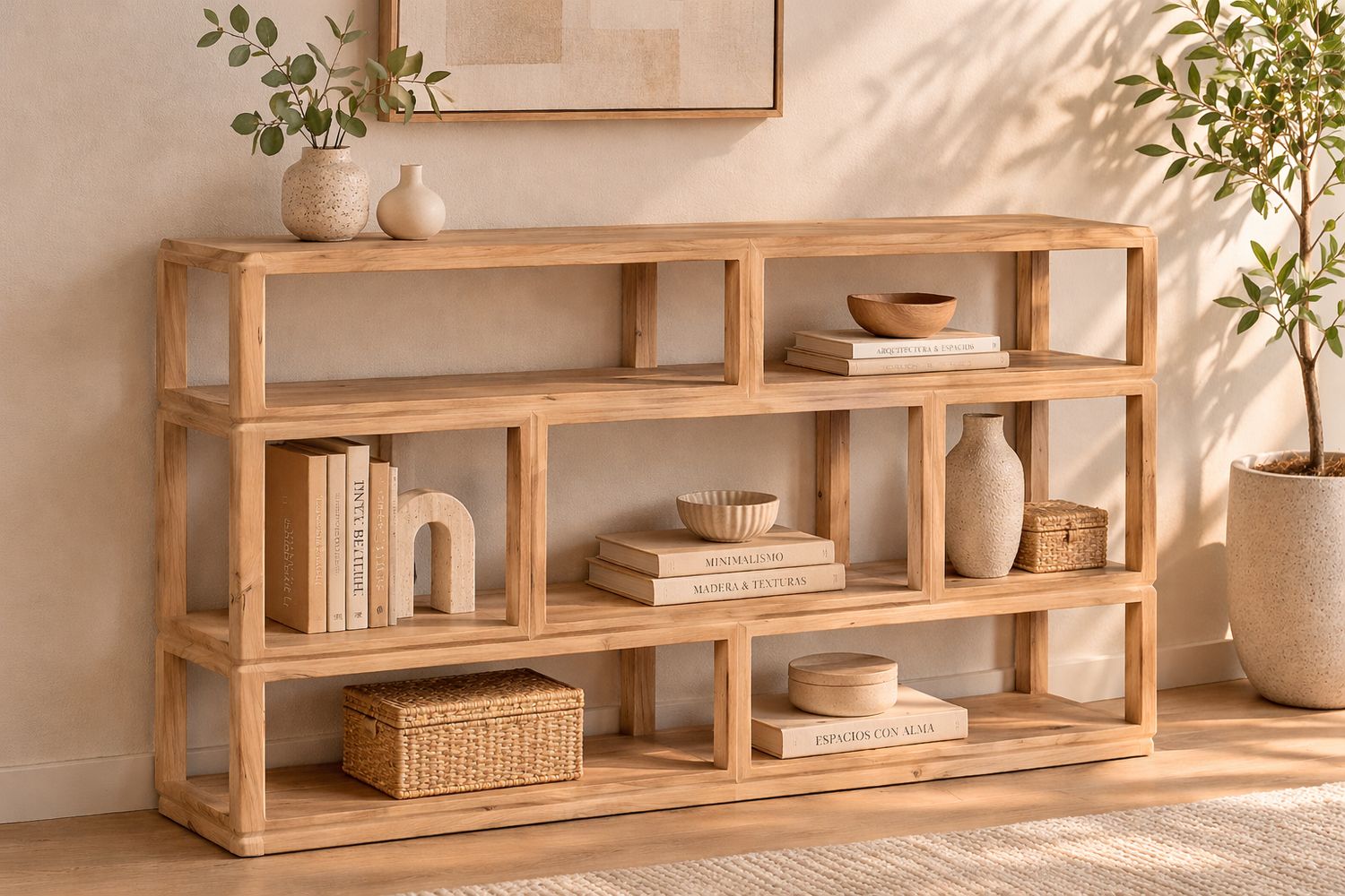 Estantería de madera 037