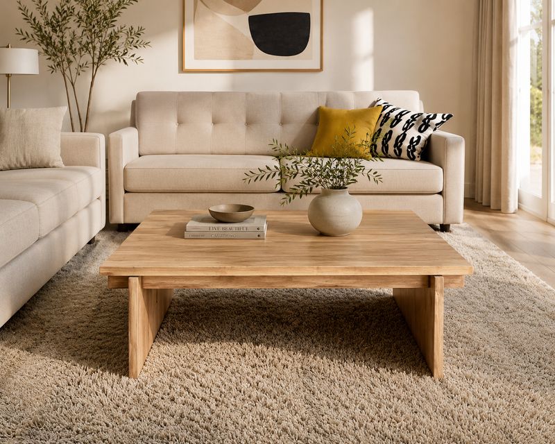 Mesa de centro de madera 037