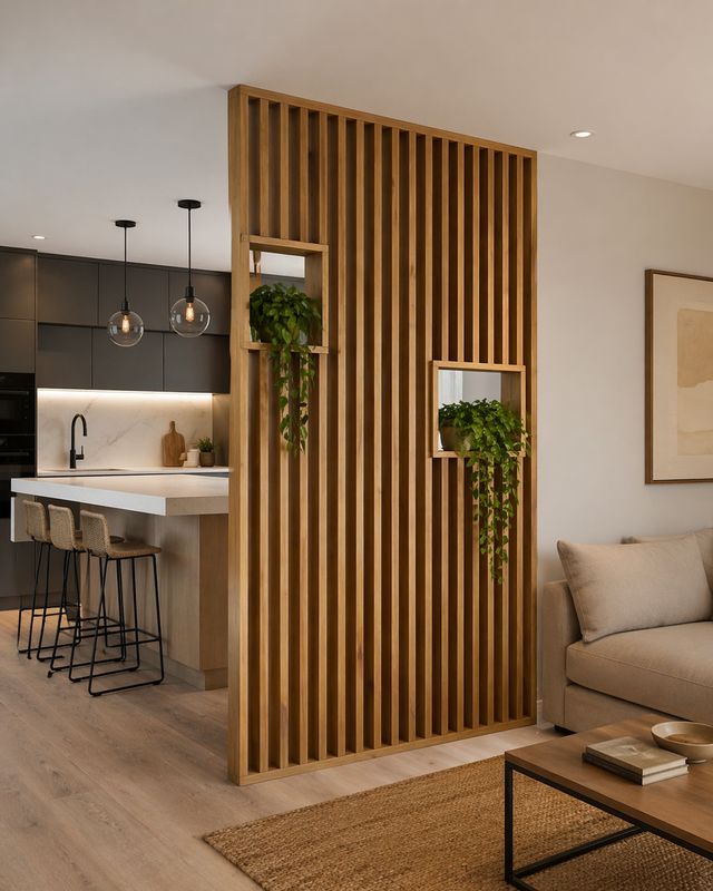 Separador de ambiente con ventanas 15