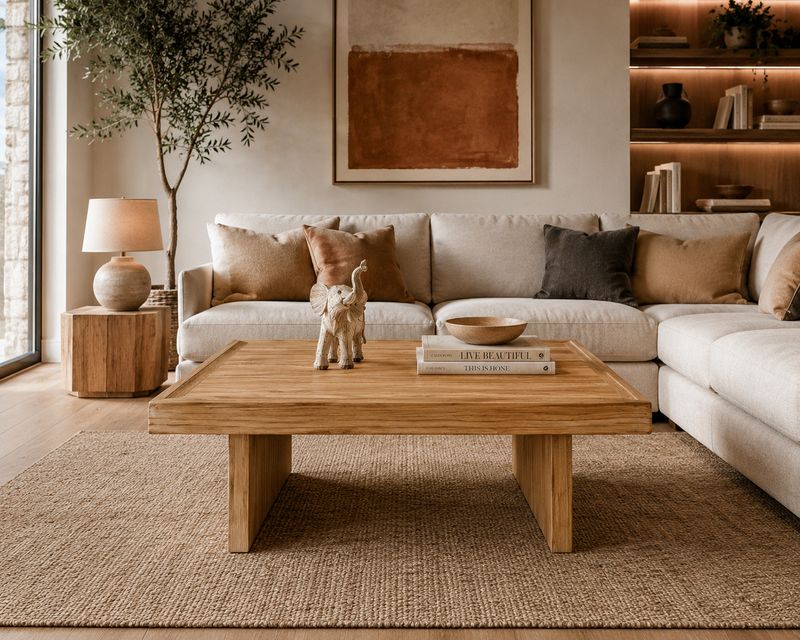 Mesa centro de madera 034