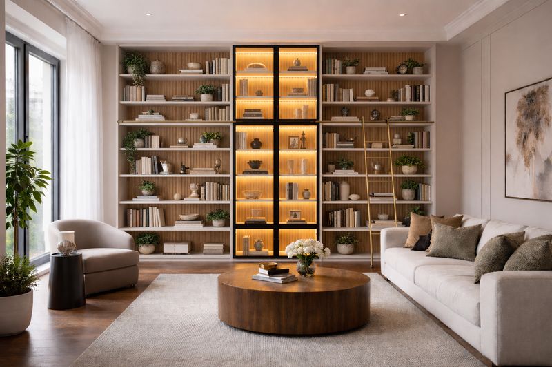 Estantería de madera para vestidor  036