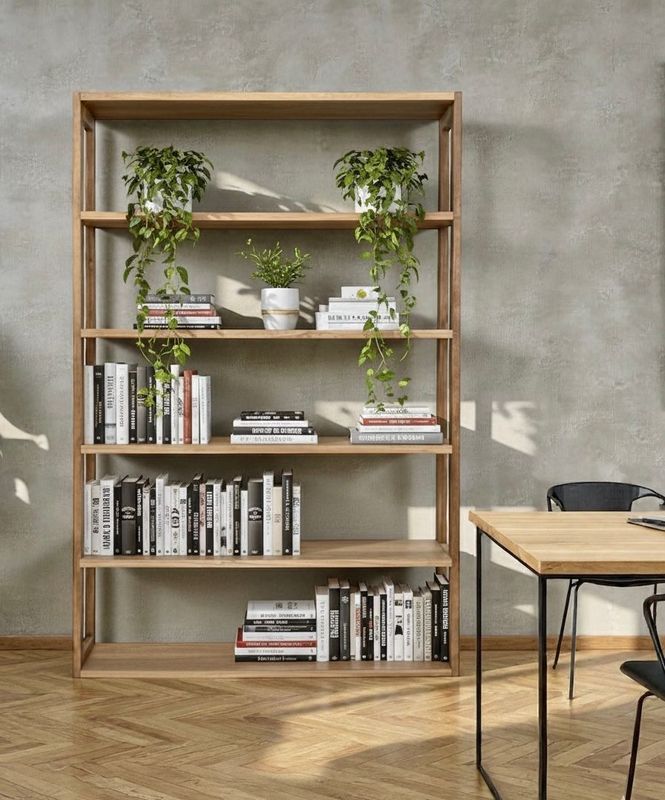 Estantería de madera 028