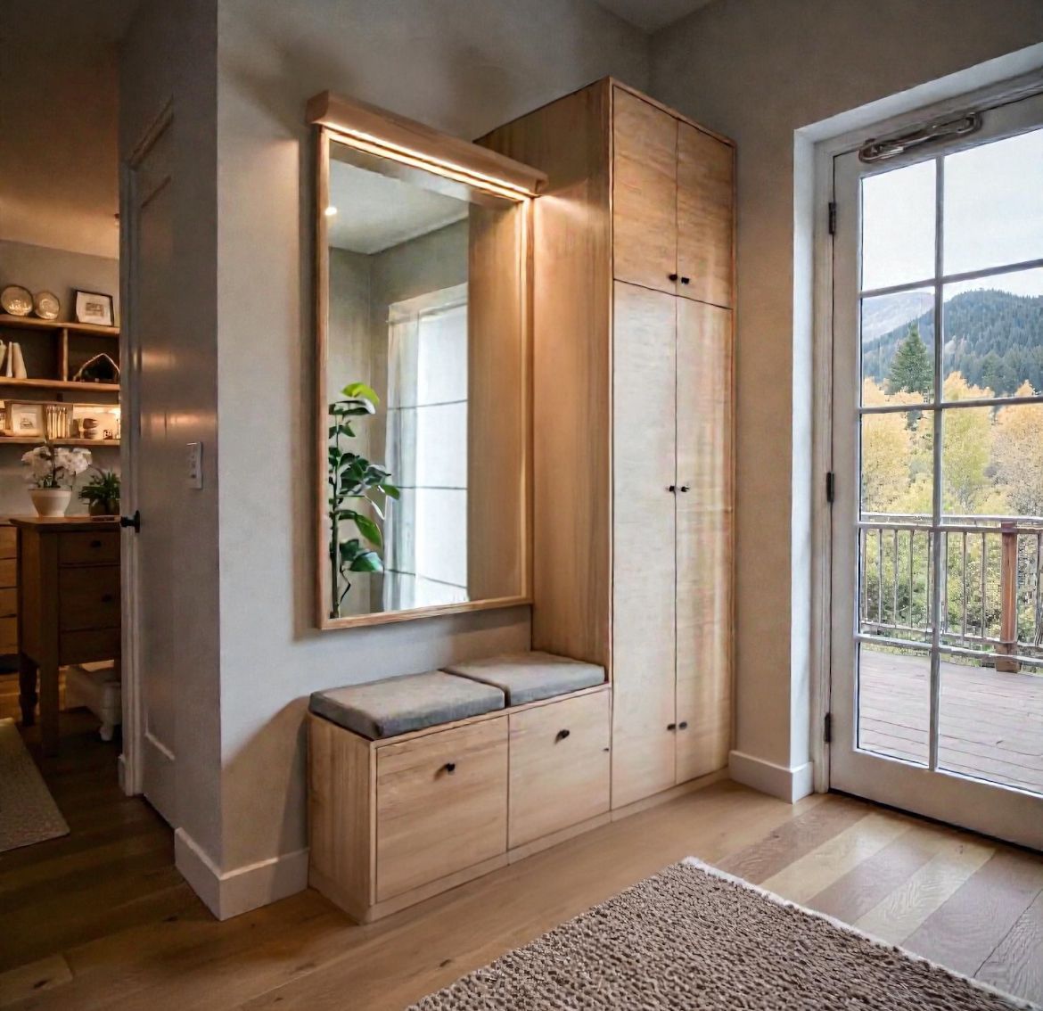 Recibidor con armario 008