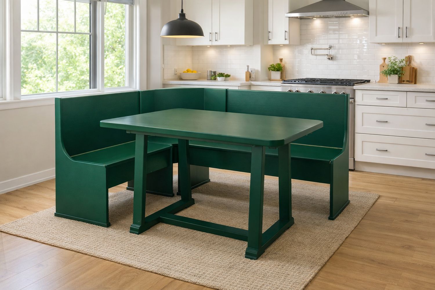 Banco de madera y mesa a juego 033 Banco de madera y mesa a juego 033