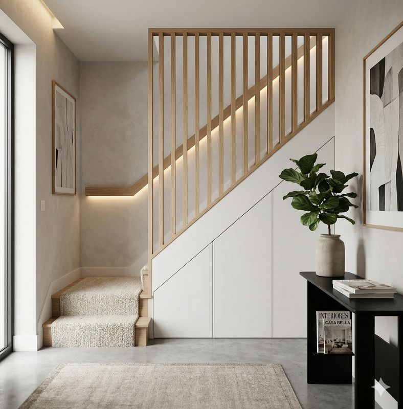 Separador de ambiente para escalera 04