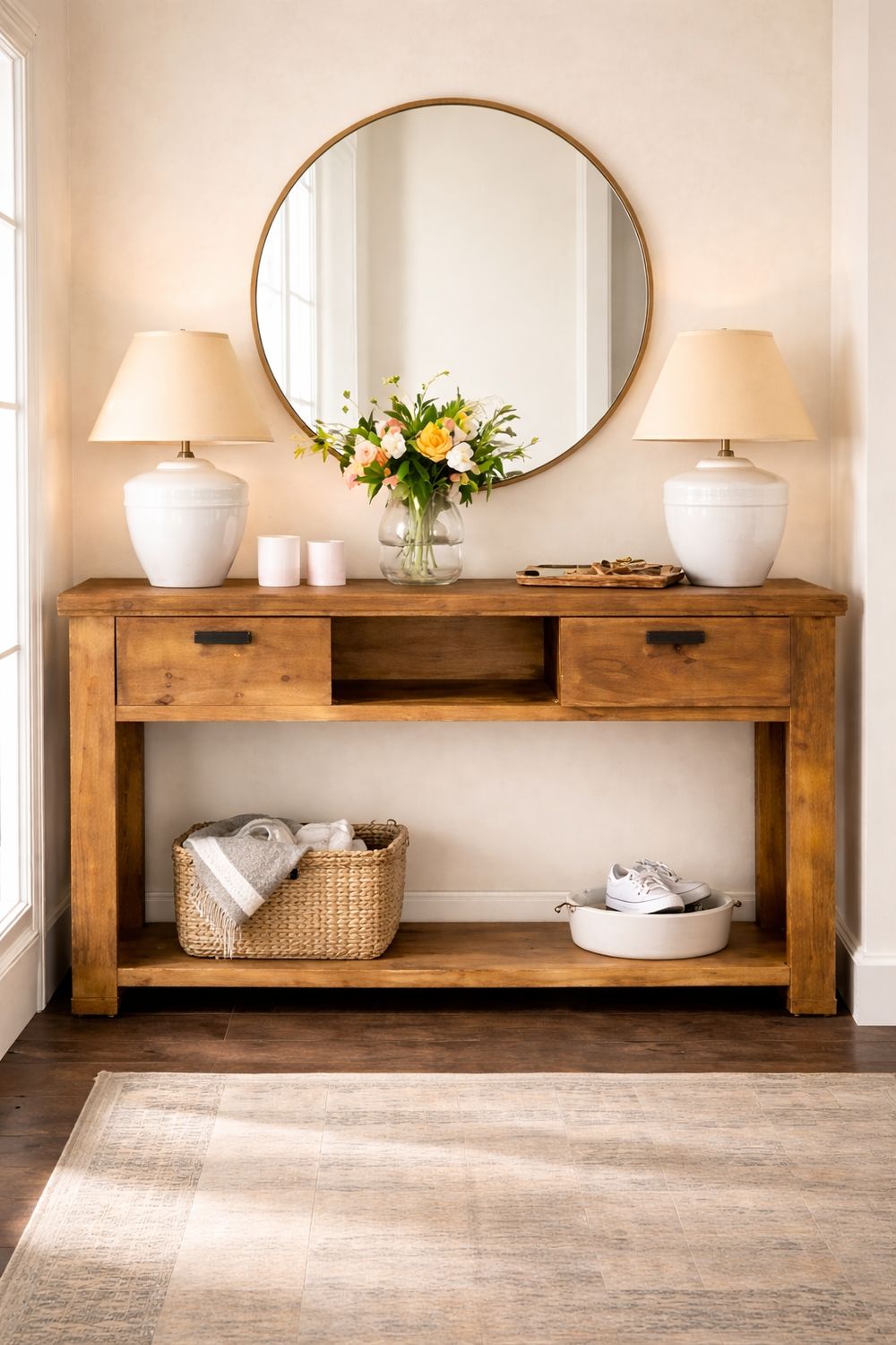 Consola de madera 029