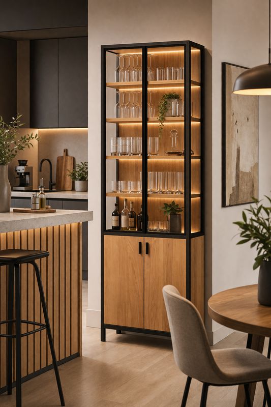 Vitrina de madera  007