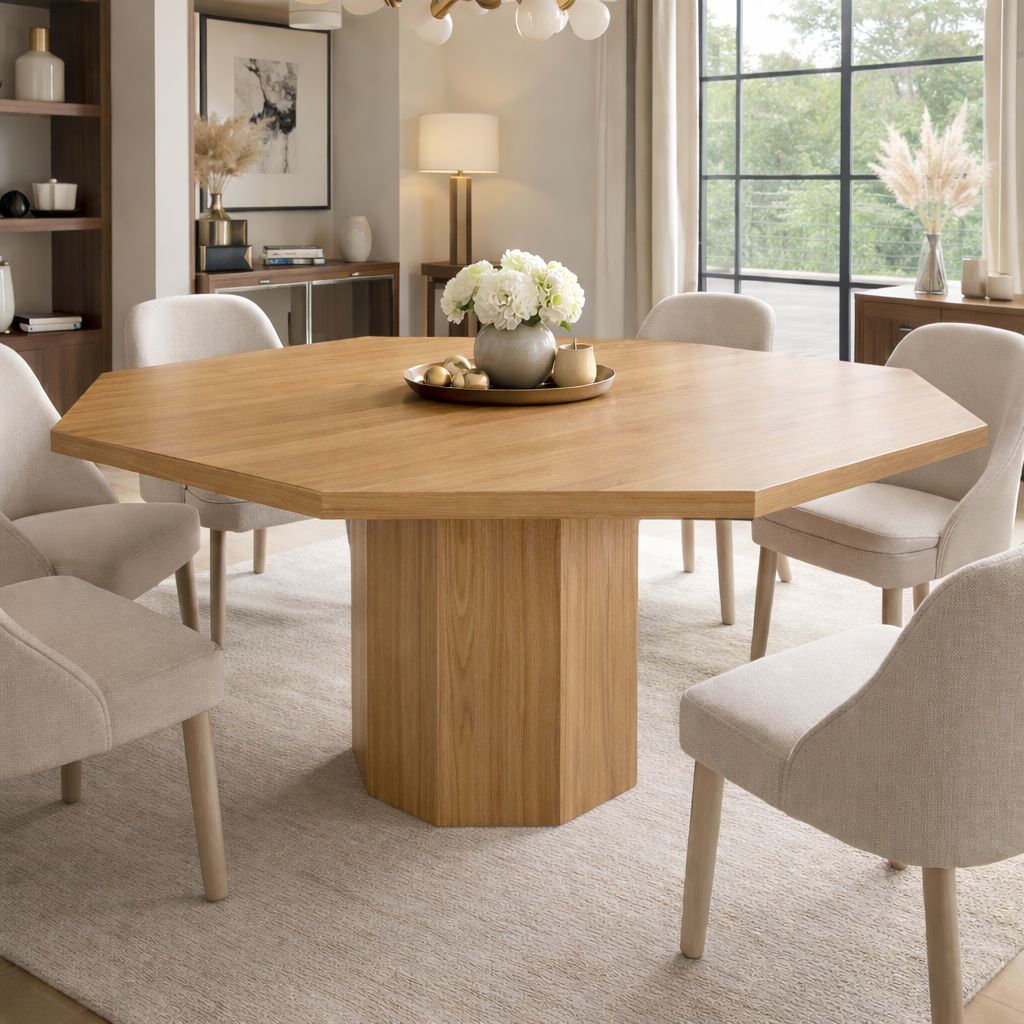 Mesa de comedor de madera 056