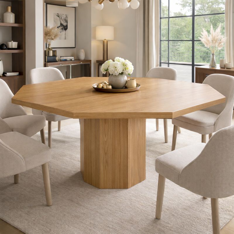 Mesa de comedor de madera 056