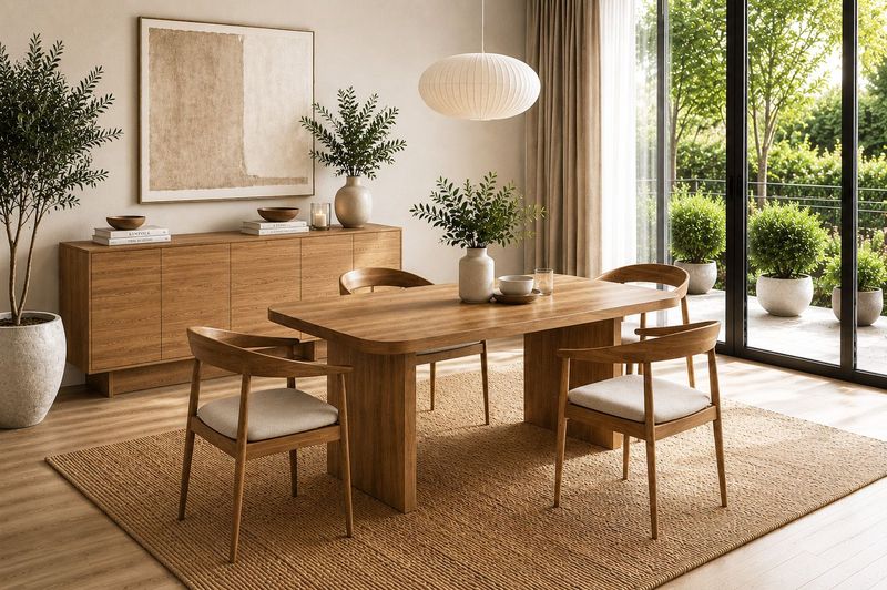 Mesa de comedor de madera 004