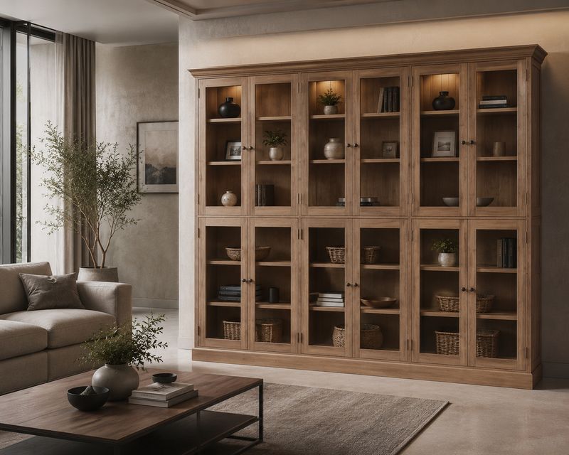 Vitrina de madera  012