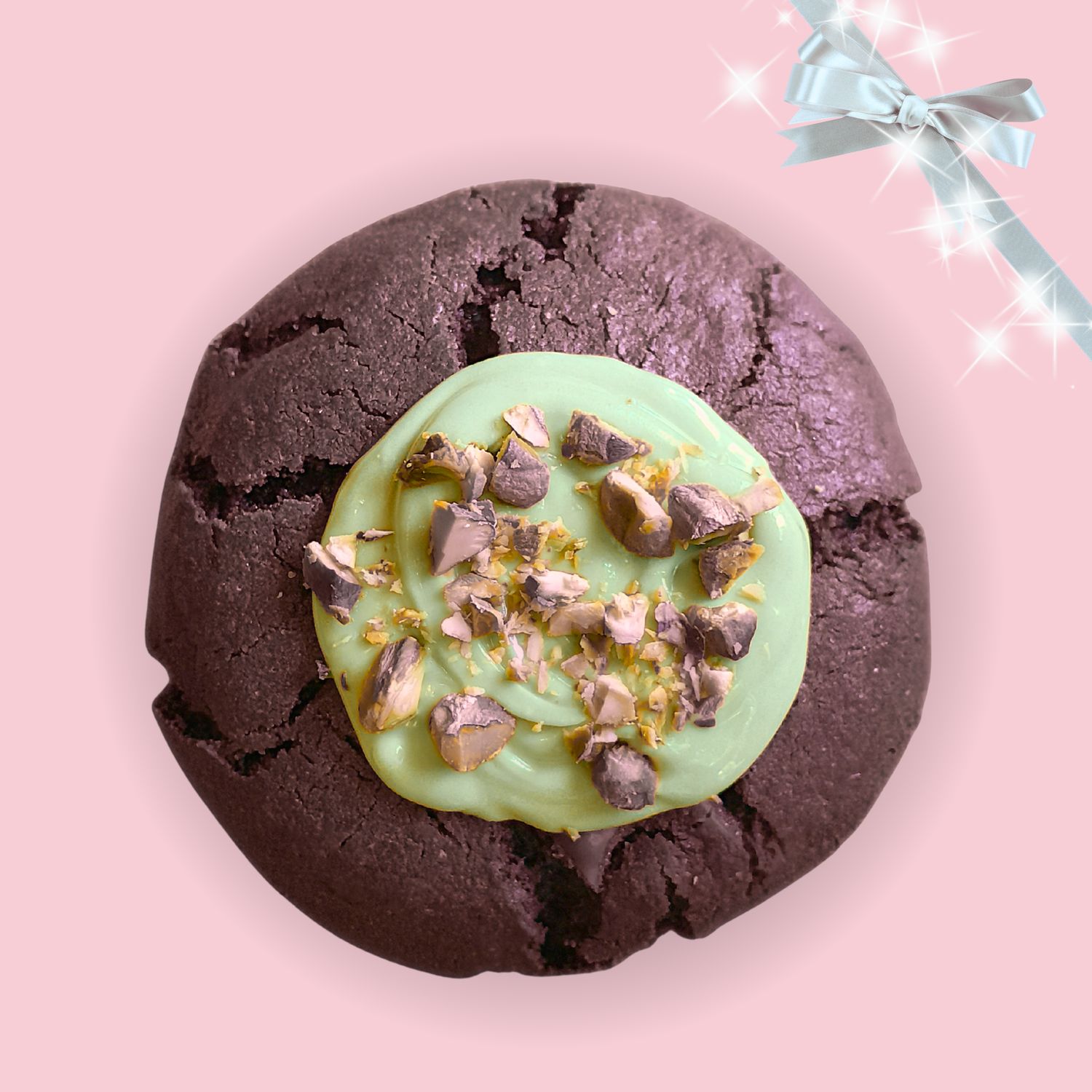 Dubai Chocolate Stuffed Cookie
