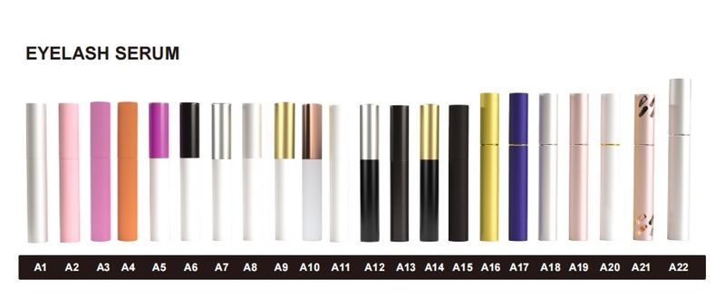 Eyelash serum sampling