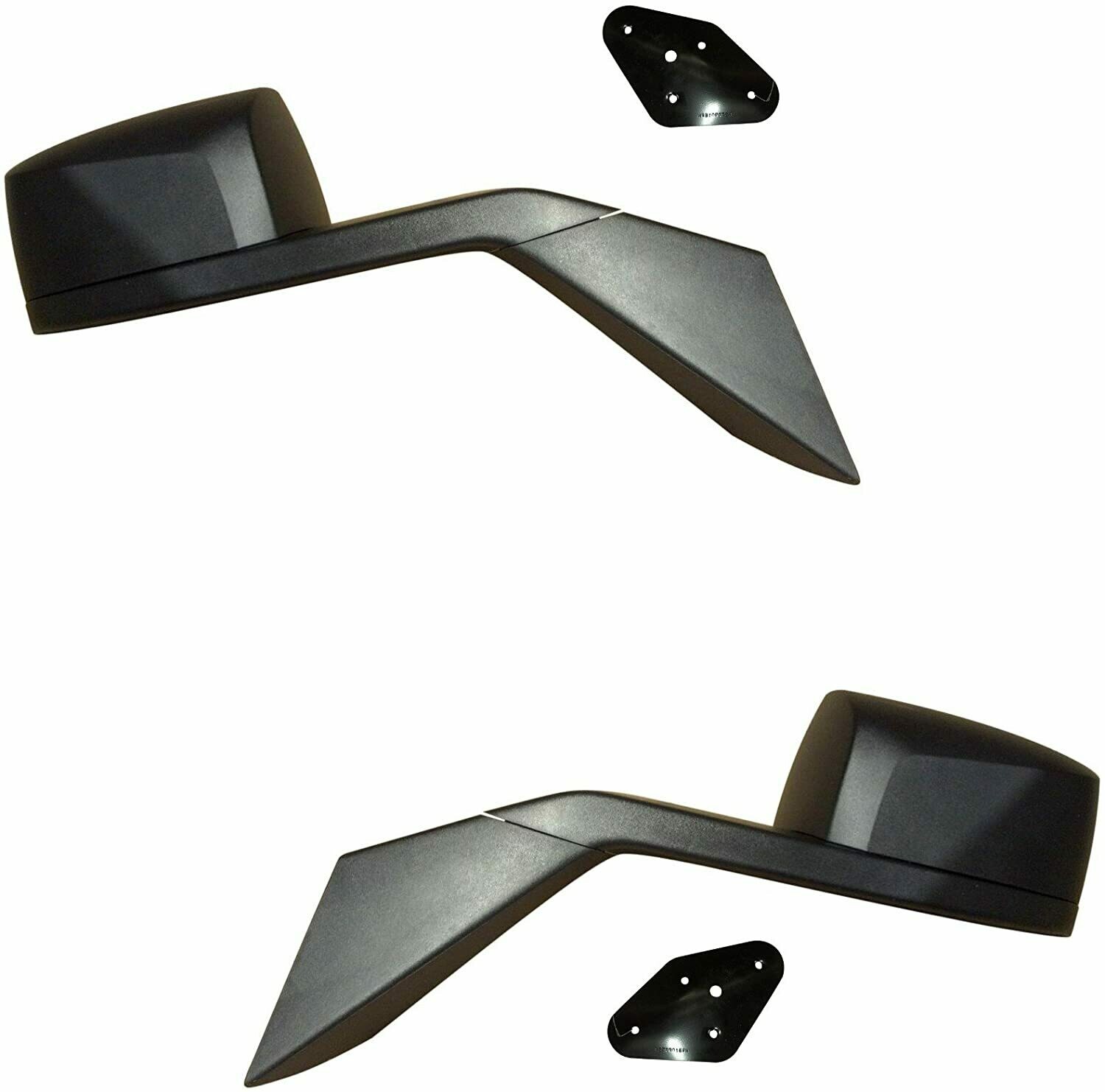 Volvo Hood Mirrors with Chrome Bezel