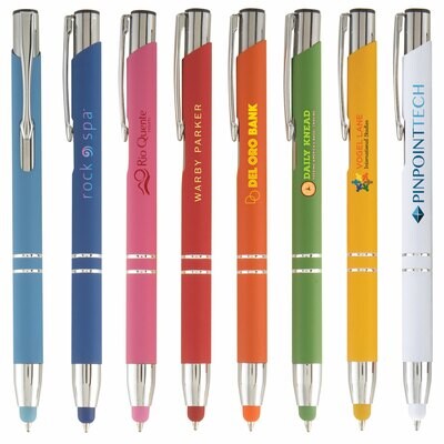 TRES-CHIC SOFTY+ STYLUS - COLORJET - FULL-COLOR METAL PEN