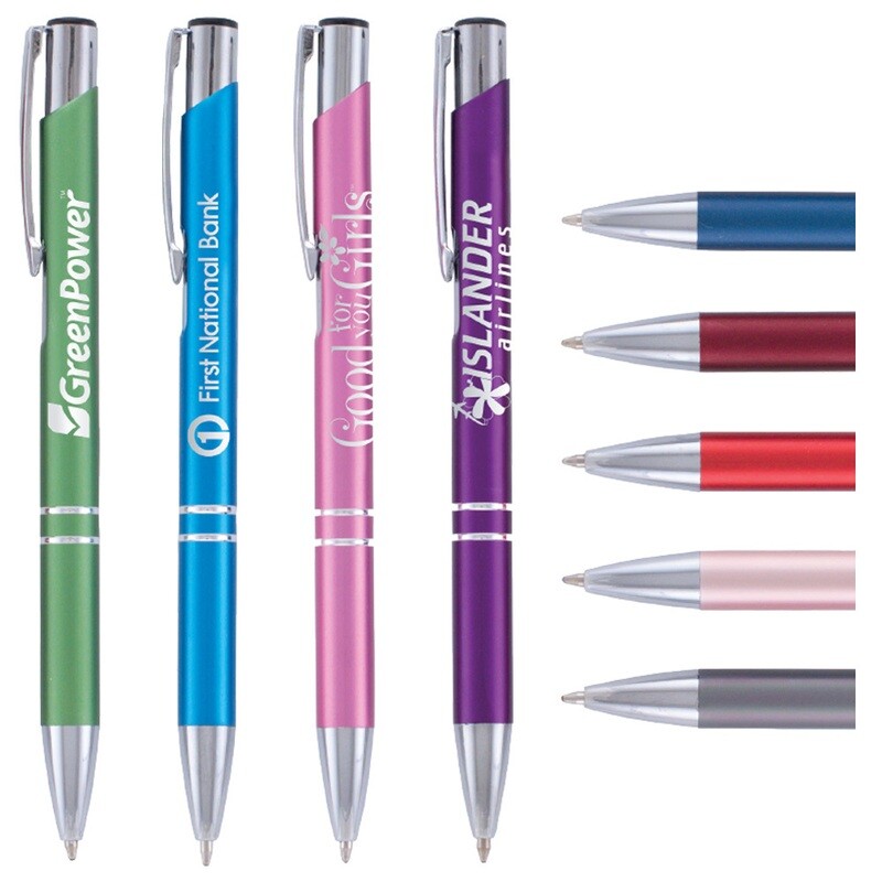 MATTE TRES-CHIC - LASER ENGRAVED - METAL PEN