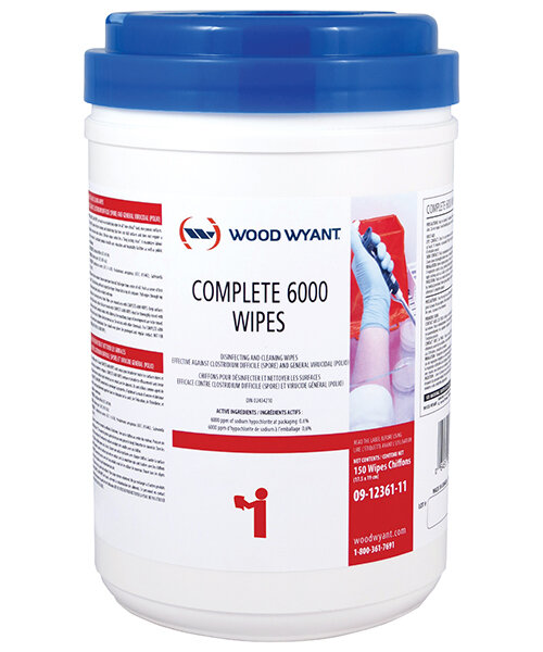 COMPLETE 6000 WIPES RTU KILLS C. DIFF IN JUST 5 MINUTES (4/CS)