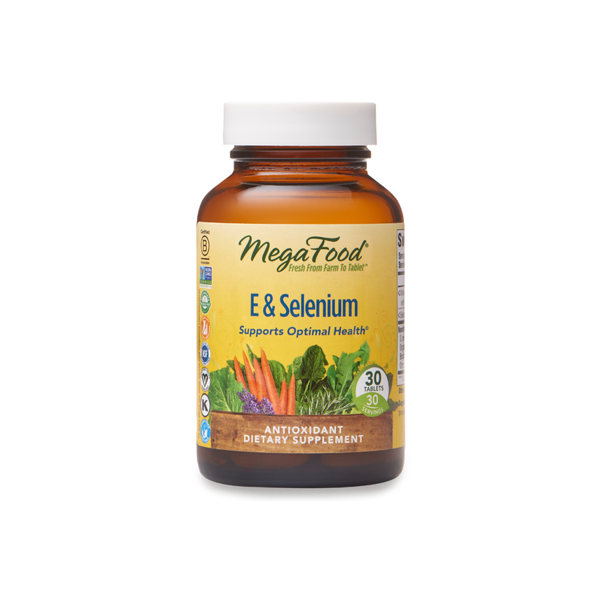Megafood E &amp; Selenium 30tab