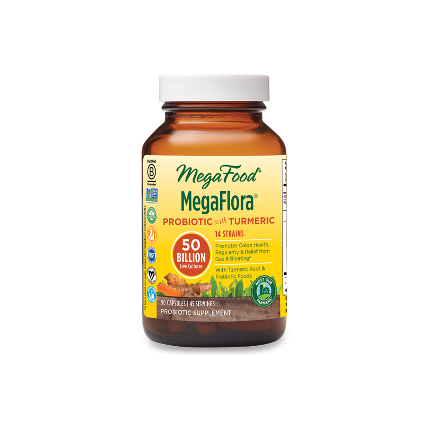 Megafood Megaflora Turmeric 50BIL 90cap