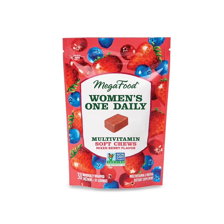 MegaFood Women&#39;s Multi Chews Mixed Berry