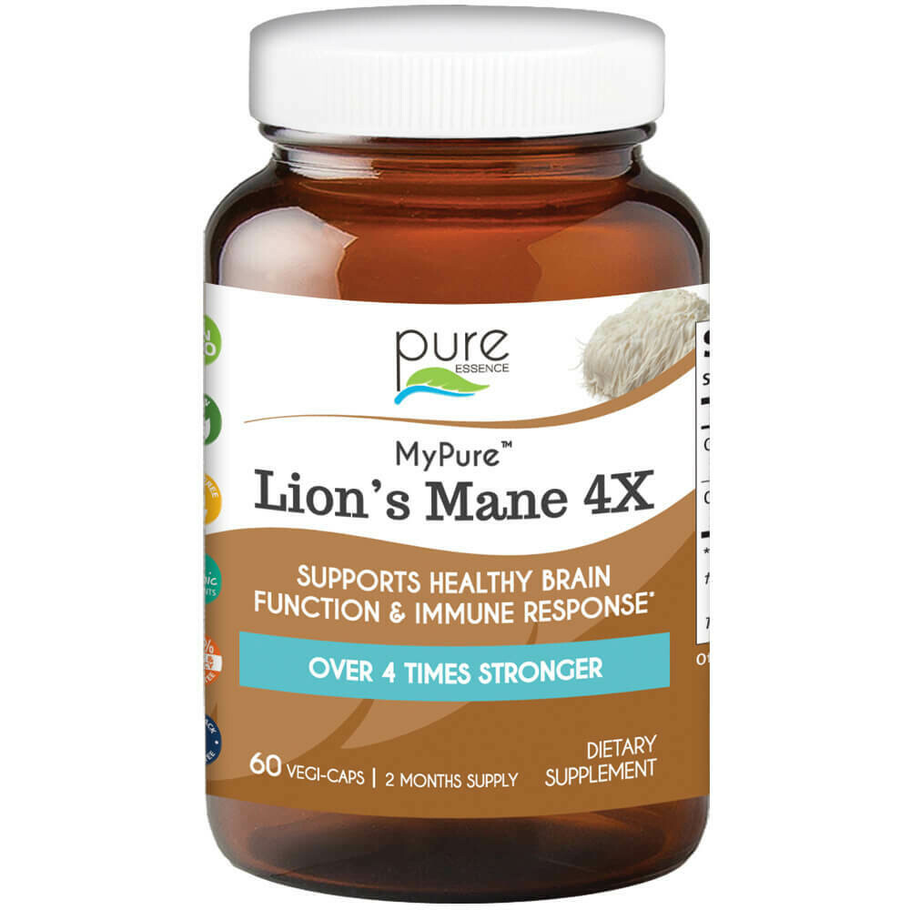 Pure Essence MyPure Lions Mane 4X 60vcap