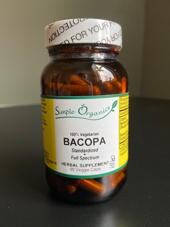 Simple Organics Bacopa 90cap