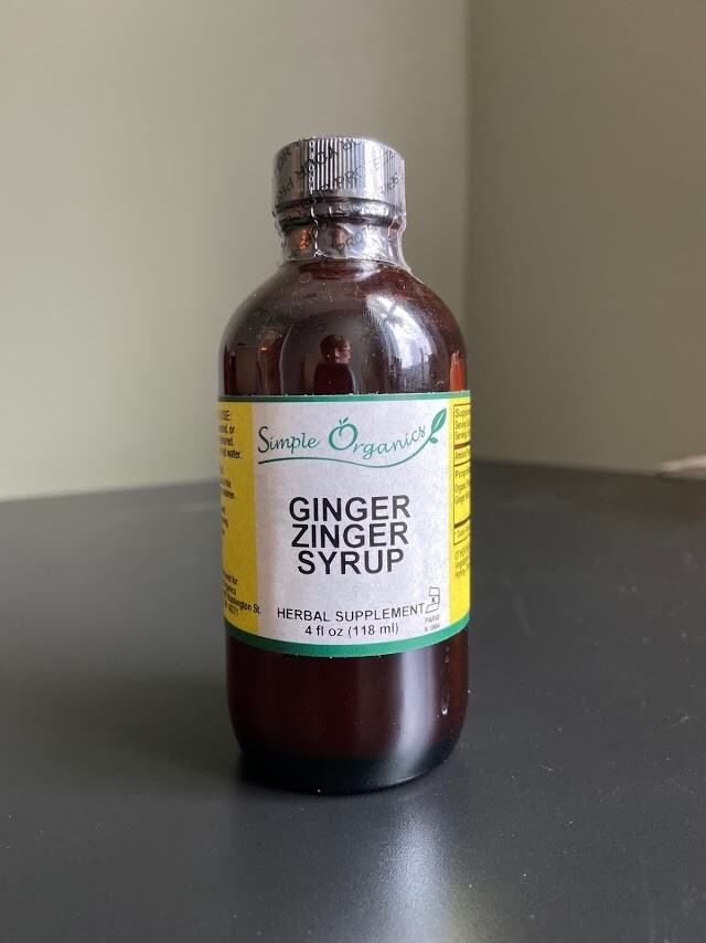 Wild + Rooted Ginger Zinger Syrup 4oz