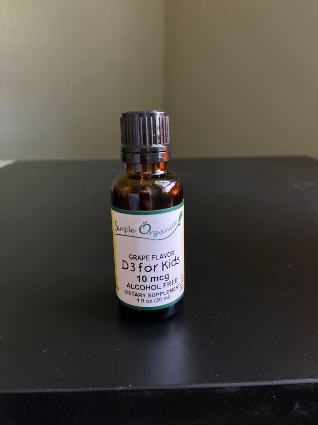 Wild + Rooted D3 kids alcohol free 1oz