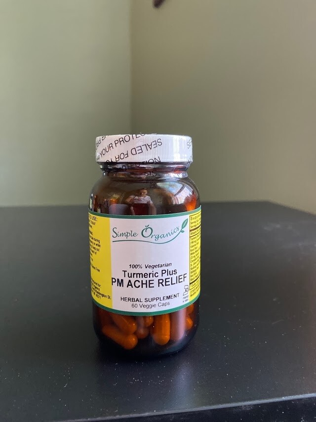 Wild + Rooted Turmeric Plus Pm Ache 60cap