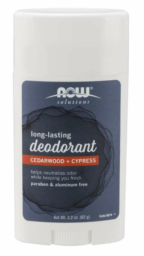 NOW Deodorant Cedarwood Cypress 2.2oz