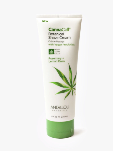 Andalou Cannacell Shave Cream Rosemary Lemon