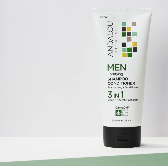 Andalou Men 3 In 1 Shampoo Conditioner 8.5oz